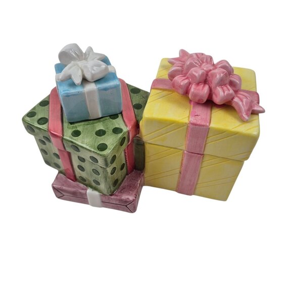 Spode Christmas Tree Candy Box Small Lidded RCPC Vintage England Earthenware - Picture 4 of 10